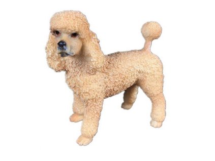 E - Figurka Pes Pudl 12,5 cm