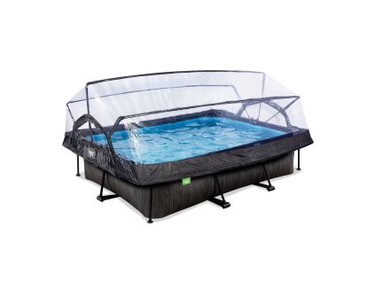 Exit 300 x 200 x 65 s filtrací a krytem - Černý