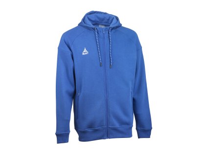 24069 sportovni mikina select zip hoodie oxford modra