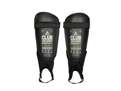 24171 fotbalove chranice select shin guard club cerno zelena