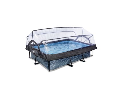 Exit 220x150 x 65 s filtrací a krytem - Šedý