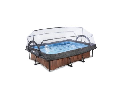 Exit 220x150 x 65 s filtrací a krytem - Hnědý