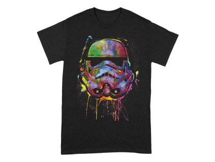 Pánské tričko Star Wars | Hvězdné války: Paint Splats Helmet
