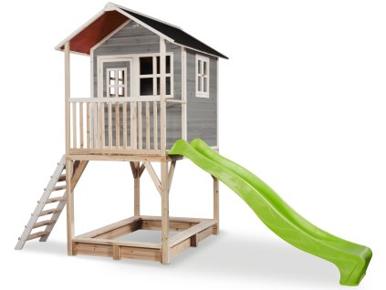 Zahradní cedrový domeček Exit Loft 700 šedý