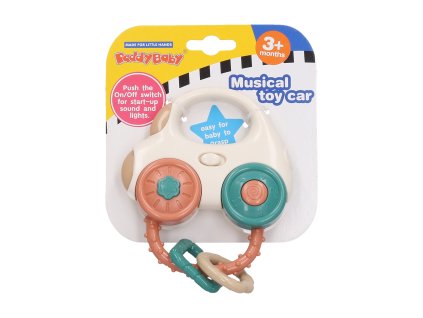 Chrastítko auto s efekty 11 cm