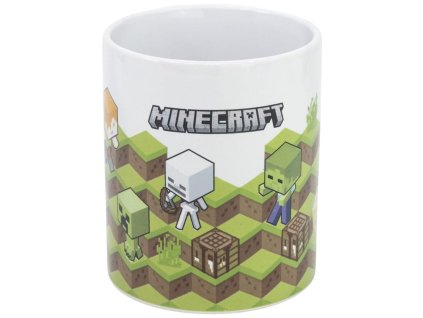 Keramický hrnek Minecraft: Postavy (objem 325 ml) bílý