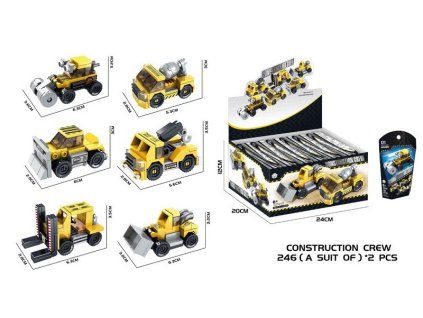 Stavebnice auto stavební 6,3 cm