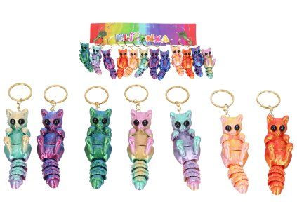 Klíčenka 3D kočka