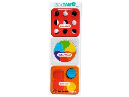 Fat Brain Sada senzorických hraček PlayTab Tile Set 2