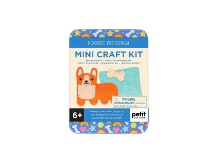 Petit Collage Mini sada na vyšívání Corgi