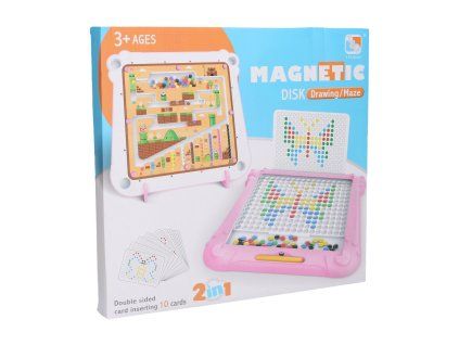 Magnetická tabulka s bludištěm modrá 34 cm