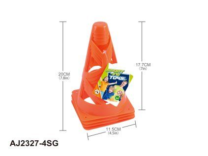 Kužely 18 cm set 4 ks