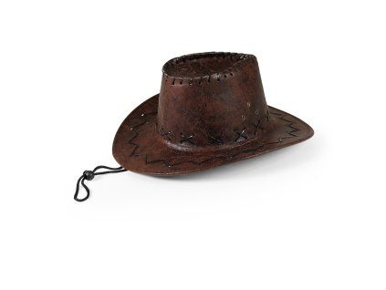 Dětský kovbojský klobouk hnědý