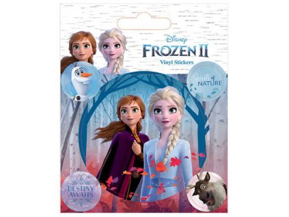 SAMOLEPKY|SET 5 KUSŮ|DISNEY  FROZEN II|BELIEVE|10 x 12,5 cm