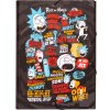 Složka s 3 klopy Rick and Morty: Wubba Lubba (26 x 34 x 2 cm)