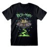 Pánské tričko Rick And Morty: Space Cruiser  černé bavlna