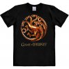 Pánské tričko Game Of Thrones: Targaryen Dragons  černé bavlna