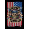 Textilní plakát - vlajka Guns'N'Roses: Flag (70 x 106 cm)