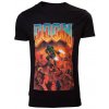 Pánské tričko Doom: Classic Box Art  černé bavlna