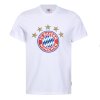 Dětské tričko Bayern Mnichov Five Stars bílé