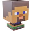 Plastová dekorativní 3D lampa Minecraft: Steve Icon (výška 26 cm)