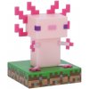 Dekorativní svítící plastová figurka Minecraft: Axolotl (výška 10 cm)