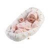 Llorens 74122 NEW BORN - realistická panenka miminko se zvuky a látkovým tělem - 42 cm