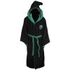 Pánský fleece župan Harry Potter: Čaroděj ze Zmijozelu - Slytherin (univerzální) černá