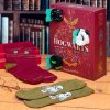 Kalendář adventní Harry Potter: Vánoční ponožky (velikost EU 36-41 | materiál polyester elastan)