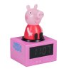 Digitální stolní budík Peppa Pig | Prasátko Peppa: Postavička Peppy (9,5 x 16 x 8,5 cm)