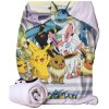 Fleece deka Pokémon: Eevee Evolutions (100 x 150 cm)