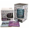 Dárkový set Friends | Přátelé: Láska (objem sklenice 500 ml, hrnek 300 ml, 2 tácky 10 x 10 cm)