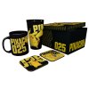 Dárkový set Pokémon: Pikachu (objem sklenice 500 ml, hrnek 300 ml, 2 tácky 10 x 10 cm)