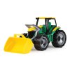 Traktor se lžící zeleno žlutý