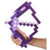 Plastová replika luku a šípu Minecraft: Fialový luk a šíp (40 x 29 x 2 cm)