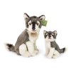Plyšový vlk s mládětem 27 cm ECO-FRIENDLY