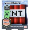 Svítící a zvuková dekorativní lampička Minecraft: TNT (9 x 11 x 9 cm)