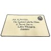 Vnitřní rohožka Harry Potter: Letter of Acceptance - Dopis o přijetí (75 x 130 cm) béžový polyester