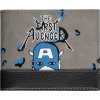 Otevírací peněženka Marvel: Captain America (10 x 9 x 2 cm) šedá