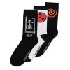 Pánské ponožky Naruto Shippuden: Sasuke symbol set 3 párů