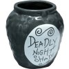 Keramický stojánek na psací potřeby nebo květinu svítící ve tmě Disney | Nightmare Before Christmas | Ukradené Vánoce: Smrtící noční stín (10 x 11 x 9 cm)