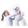 Velký plyšový medvěd Lily 78 cm krémově bílý s visačkou