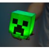 Plastová dekorativní 3D lampa Minecraft: Creeper (12 x 12 cm)