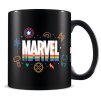 Keramický hrnek Marvel: Duhové logo (objem 315 ml)