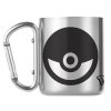 Kovový hrnek s karabinou Pokémon: Pokeball (objem 240 ml)