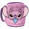 Keramický hrnek s chlupatým odnímatelným obalem Disney | Lilo & Stitch: Angel (objem 440 ml)