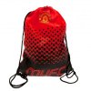 Batoh pytlík se šňůrkami gym bag FC Manchester United: Fade (33 x 44 cm | objem 14,5 l) červený polyester