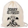 Bavlněnný gym bag - vak se šňůrkami Harry Potter: Dobby Is Free! (35 x 44 cm)