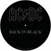 Podložka na talíř gramofonu AC/DC: Back In Black (průměr 30,5 cm)