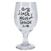 Sklenice s nápisem svítícím ve tmě Disney | The Nightmare Before Christmas | Ukradené Vánoce: Smrtící noční stín (objem 350 ml)